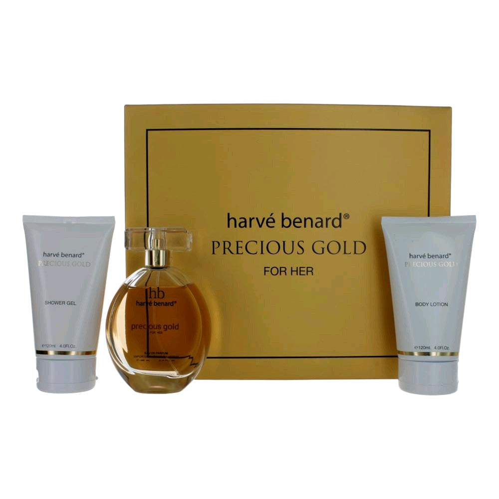 Photo of Precious Gold by Harve Bernard, 3 Piece Gift Set for Women